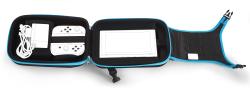 Hartschalentasche mit Griff für Nintendo Switch schwarz/blau