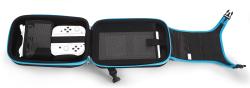 Hartschalentasche mit Griff für Nintendo Switch schwarz/blau