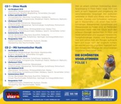 Naturklang: Die schönsten Vogelstimmen. Tl.1, 2 Audio-CDs - CD