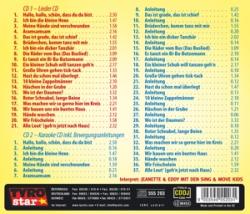 Die 21 beliebtesten Tanz- u. Bewegungslieder, 2 Audio-CDs - CD