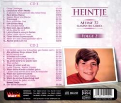 Heintje: Meine 32 schönsten Lieder. Folge.2, 2 Audio-CDs - CD
