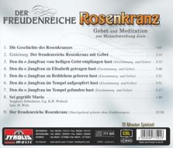 Der freudenreiche Rosenkranz, 1 Audio-CD - CD