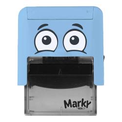 COLOP Markierstempel-Set DIY Marky 3 Zeilen 38 x 14 mm blau