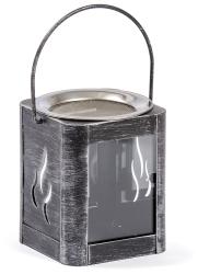 Weihrauchbrenner Lucerna 11 x 11 x 12 cm aus Metall schwarz