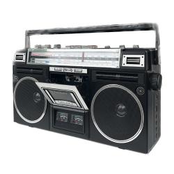 SILVA SCHNEIDER Retro-Kassettenrecorder PCR 1980 BT schwarz