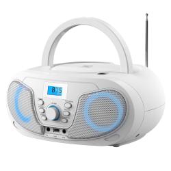 SILVA SCHNEIDER Tragbarer CD-Radio PCD 25.4 weiß