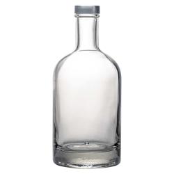 Glasflasche Nocturne 700 ml mit Verschluss transparent