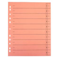Trennblatt A4 Karton rosa