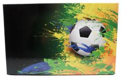Bastelbox Fußball 36,5 x 23,5 x 10 cm unbefüllt bunt