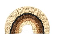 NOVOOO Zeitschriftenhalter Sommer 20 x 13 x 35 cm braun
