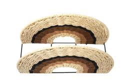 NOVOOO Zeitschriftenhalter Sommer 20 x 13 x 35 cm braun