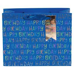 Tragetasche Happy Birthday A5 quer bunt