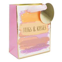 Geschenktasche Hugs & Kisses A6 bunt