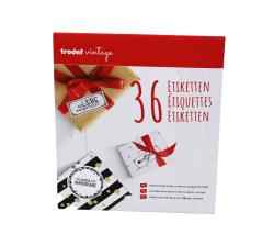 TRODAT Vintage Etiketten 36 Stück