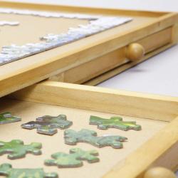 MEDIASHOP Puzzle-Tisch 500 Teile braun