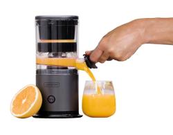 MEDIASHOP Livington JuiceBoost Mini Entsafter schwarz