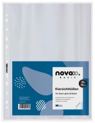 Klarsichthüllen in transparentem Design. A4 Format, 50 Stück, 50 µm dick.