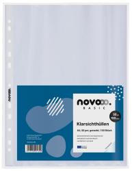 NOVOOO Basic Klarsichthüllen A4 50 mµ genarbt 150 Stück