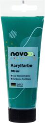 Grüne Acrylfarbe in einer 100 ml Tube. Auf Wasserbasis, brillante Farbtöne.