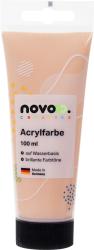 Acrylfarbe in einem 100 ml Tube. Farbe ist hellbeige. Wasserbasis, brillante Farbtöne. Verpackung mit bunten Mustern.