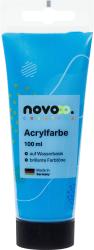 Blaue Acrylfarbe in einer 100 ml Tube. Wasserbasis, brillante Farbtöne.