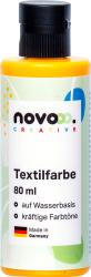 NOVOOO Creative Textilfarbe 80 ml mittelgelb