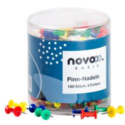 NOVOOO Basic Pinn-Nadeln 100 Stück mehrere Farben