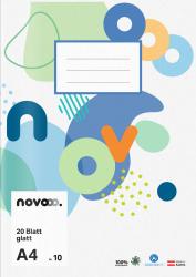 NOVOOO Heft A4 20 Blatt glatt Nr. 10