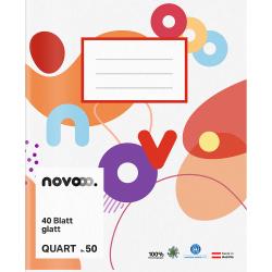 NOVOOO Quartheft 40 Blatt glatt Nr. 50