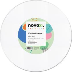 NOVOOO Creative Keilrahmen Ø 30 cm weiß