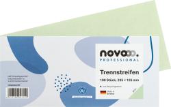 NOVOOO Professional Trennstreifen grün 235 x 105 mm 100 Stück