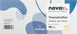 NOVOOO Professional Trennstreifen gelb 235 x 105 mm 100 Stück