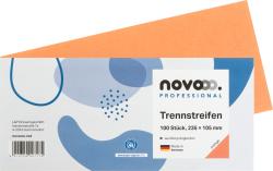 NOVOOO Professional Trennstreifen orange 235 x 105 mm 100 Stück