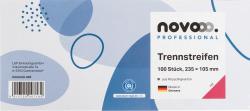 NOVOOO Professional Trennstreifen rot 235 x 105 mm 100 Stück