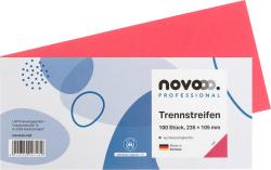 NOVOOO Professional Trennstreifen rot 235 x 105 mm 100 Stück