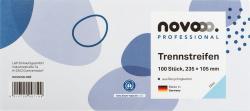 NOVOOO Professional Trennstreifen blau 235 x 105 mm 100 Stück