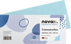 NOVOOO Professional Trennstreifen blau 235 x 105 mm 100 Stück