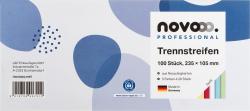 NOVOOO Professional Trennstreifen mehrere Farben 235 x 105 mm 100 Stück