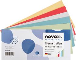 NOVOOO Professional Trennstreifen mehrere Farben 235 x 105 mm 100 Stück