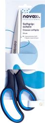 NOVOOO Professional Softgripschere rechts 24 cm schwarz/blau