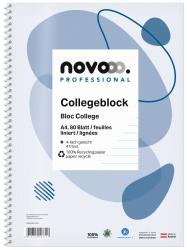 NOVOOO Professional Collegeblock A4 80 Blatt liniert