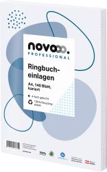 NOVOOO Professional Ringbucheinlagen A4 kariert 140 Blatt