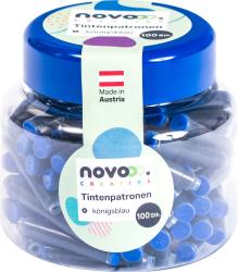 NOVOOO Tintenpatronen 100 Stück königsblau