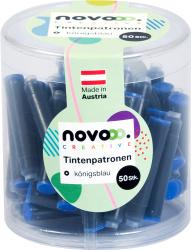 NOVOOO Creative Tintenpatronen 50 Stück königsblau