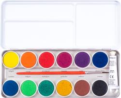 NOVOOO Creative Deckfarbkasten 12er Metalletui mehrere Farben