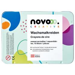 NOVOOO Creative Wachsmalkreiden 10 Stück mehrere Farben