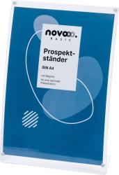 NOVOOO Basic Prospektständer A4 mit Magnet transparent