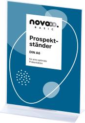 NOVOOO Basic Prospektständer A6 transparent