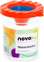 NOVOOO Creative Malbecher 1 Tank mit Auslaufschutz farbig sortiert