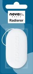 NOVOOO Basic Radiergummi oval weiß